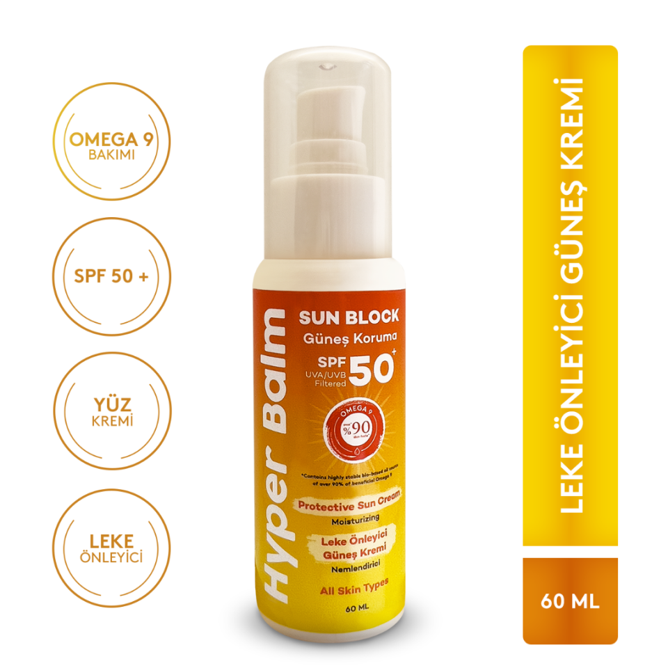 Hyper Balm Sun Block Leke Karşıtı Yüz Güneş Kremi Spf 50+