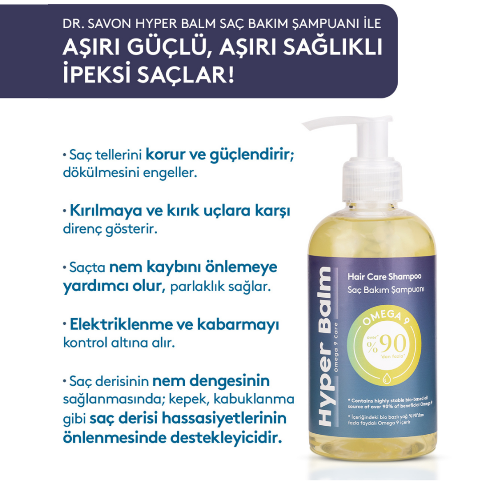 Hyper Balm Silikonsuz Saç Bakım Şampuanı